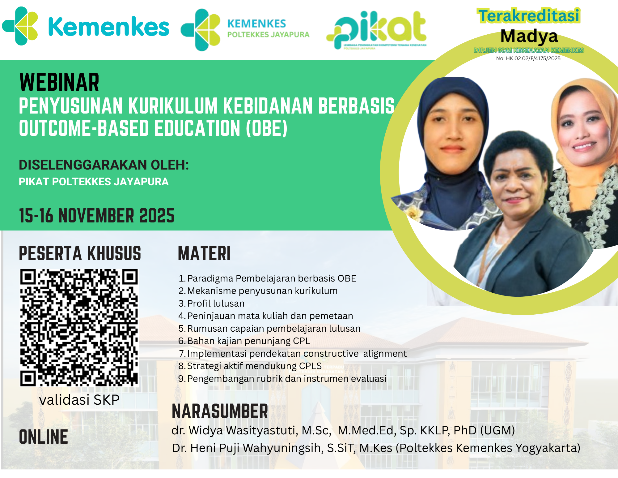 Webinar Kurikulum OBE Bidan Webinar Kurikulum OBE Bidan