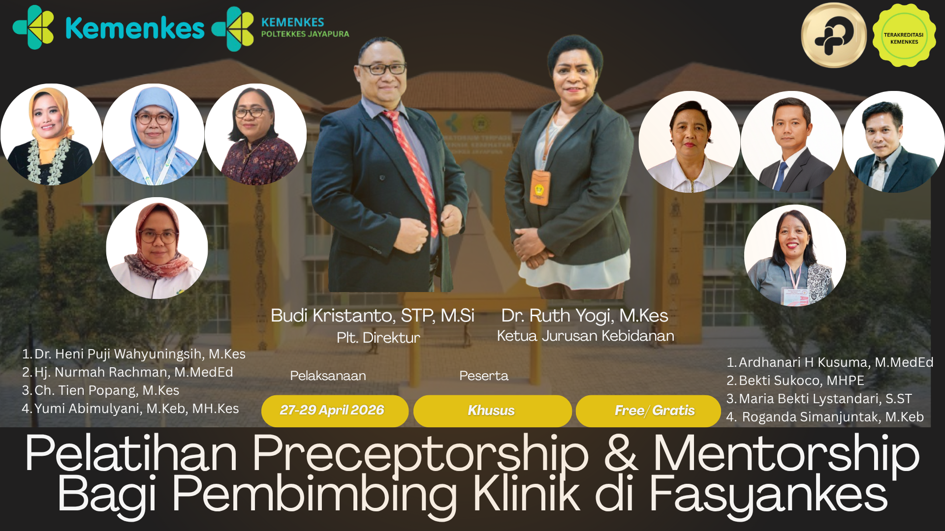 Black and Orange Modern Leadership Presentation (3) Preceptorship Mentorship Batch I 2026