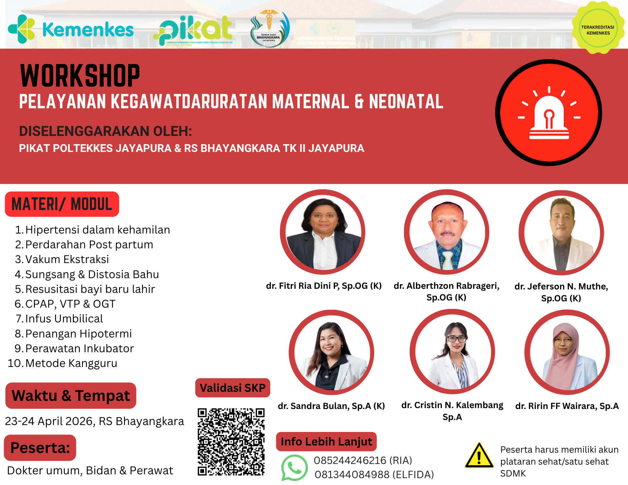 Flyer WS Ponek RS Bhayangkara Flyer WS Ponek RS Bhayangkara